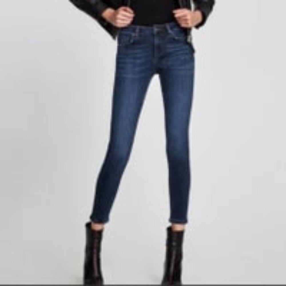 Zara Denim The Skinny Jeans in Sharper Blue Wash